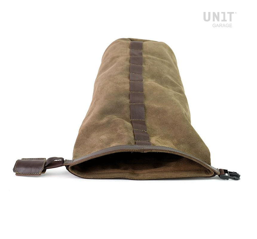 Baluchon de cuir 10L-16L - L'atelier Bleu Motostore