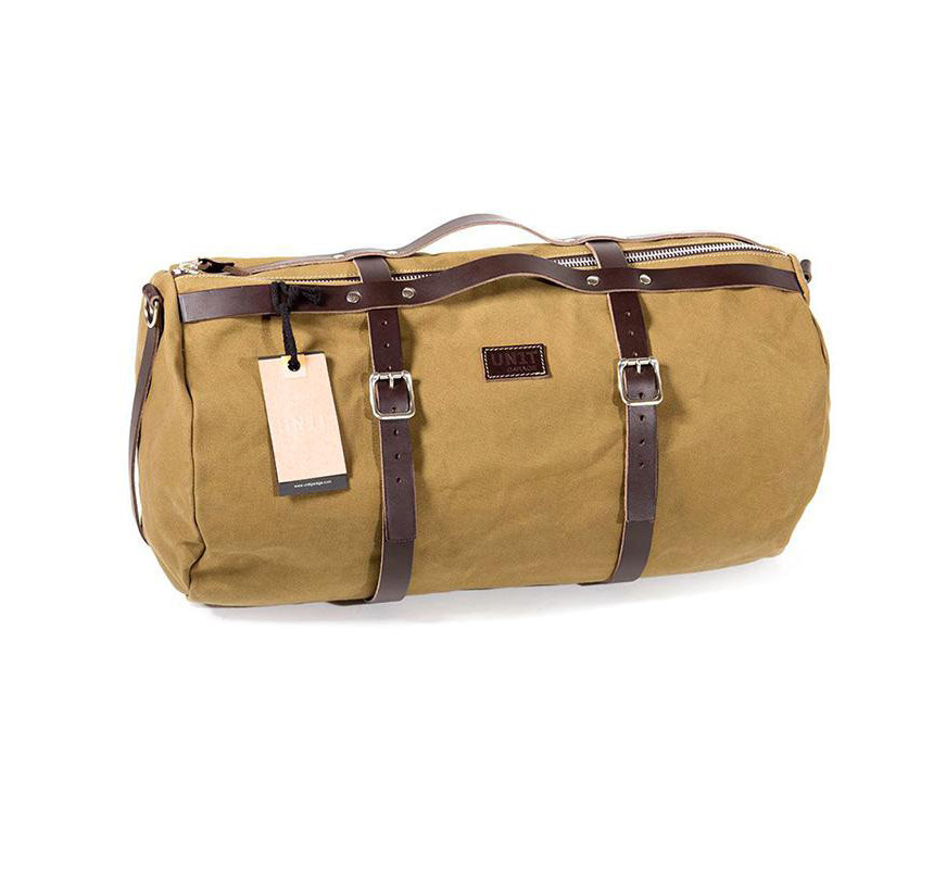 Kalahari 25L Canvas Saddle Bag - L'atelier Bleu Motostore