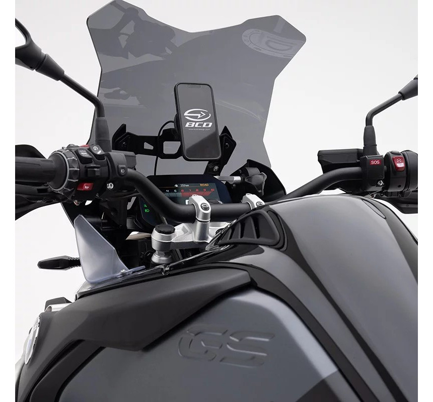Support téléphone QuadLock Stage 1 pour R 1200GS/GSA & R 1250GS/GSA
