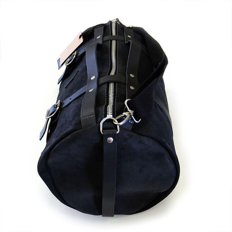 Sacoche de selle en cuir Kalahari 25L - L'atelier Bleu Motostore