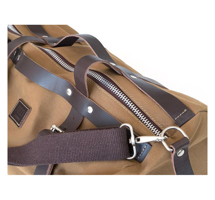 Kalahari 43L canvas pannier – L'atelier Bleu Motostore