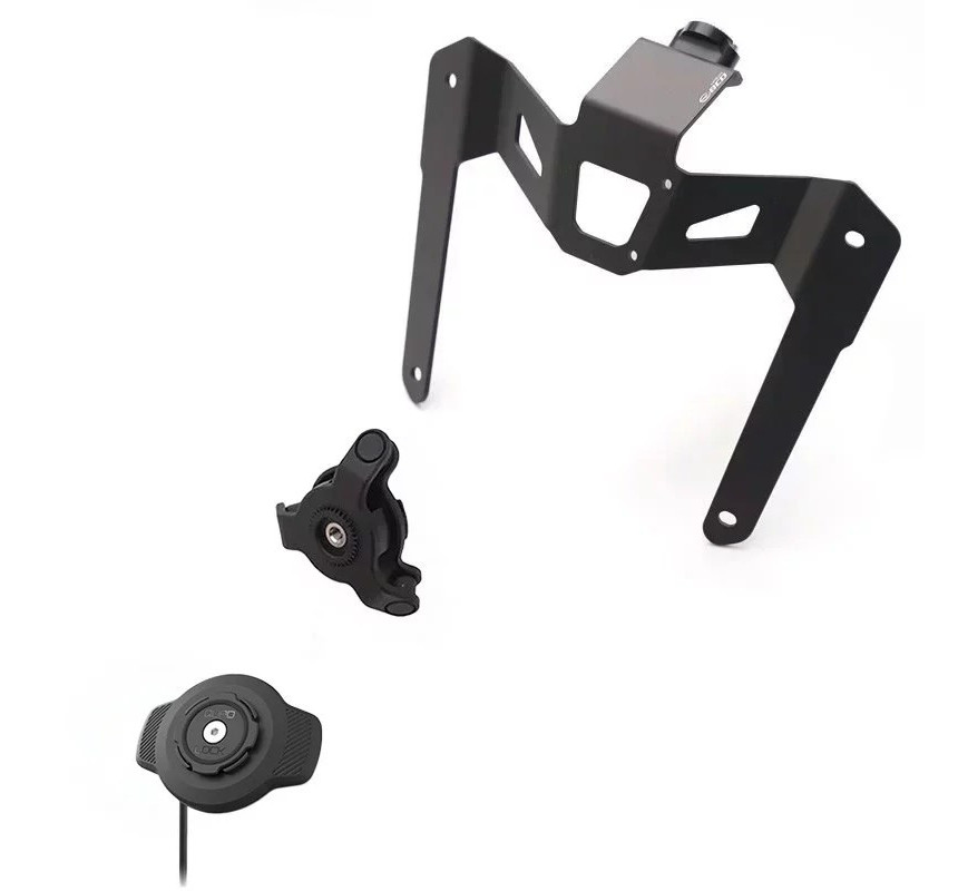 Support téléphone QuadLock Stage 4 pour R 1200GS/GSA & R 1250GS/GSA - L'atelier Bleu Motostore