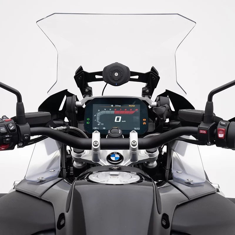  Support téléphone QuadLock Stage 4 pour R 1200GS/GSA & R 1250GS/GSA - L'atelier Bleu Motostore