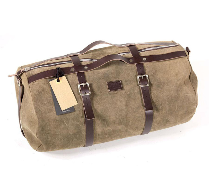 Kalahari 43L suede pannier – L'atelier Bleu Motostore