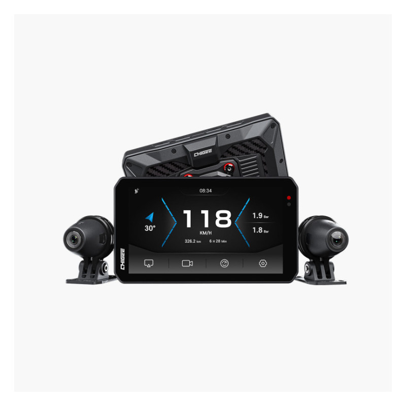 AIO-5 EVO, écran CarPlay & Android Auto avec dashcam avant/arrière