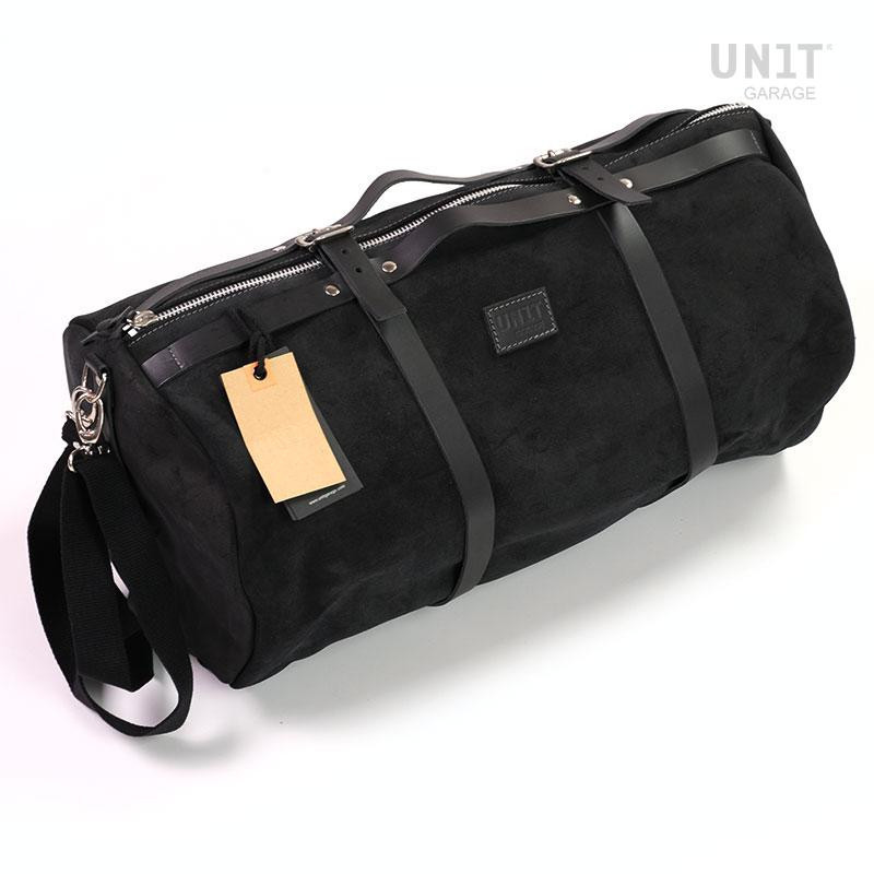 Kalahari 43L suede pannier – L'atelier Bleu Motostore