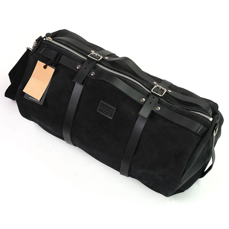 Sacoche de selle Kalahari en daim 43L - L'atelier Bleu Motostore
