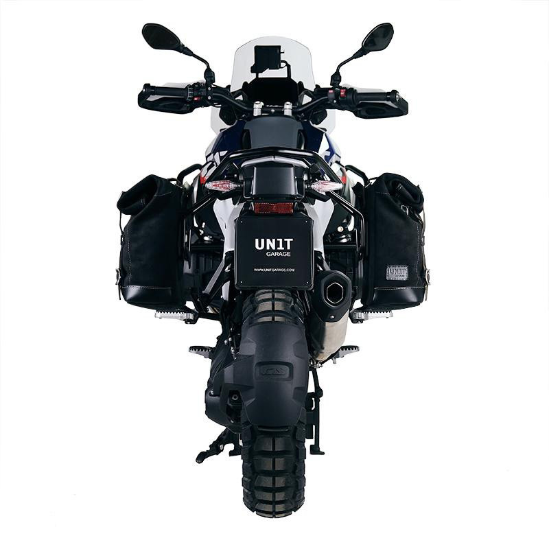Sacoche latérale en toile 10l-14l + support droit pour R 1300GS