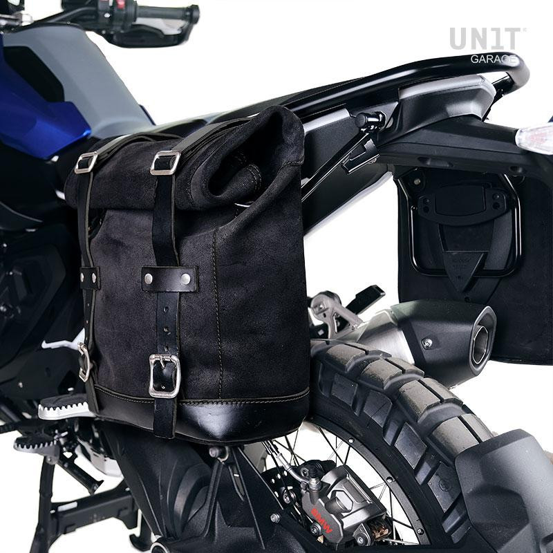 Sacoche latérale en toile 10l-14l + support gauche pour R 1300GS